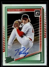 2025 Optic Holo Rated Prospect Auto Tekoah Roby Cardinals