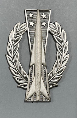 US Air Force Missile Operator Badge 2 Piece Construction 2.5”