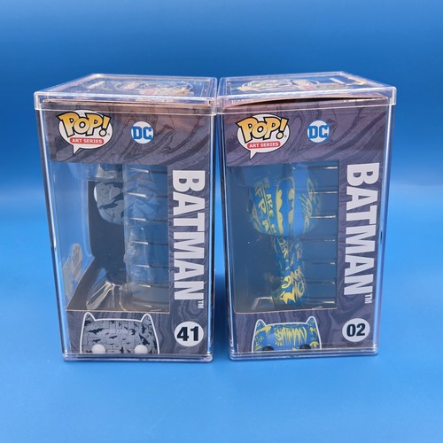 Funko POP! Art Series Batman #41 & #02 Funko Shop Exclusive Special Edition - Picture 5 of 7