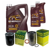 Inspektionspaket 7L Mannol Energy 5W-30 FüR Nissan Pick-Up 2.5 TD 4WD Terrano