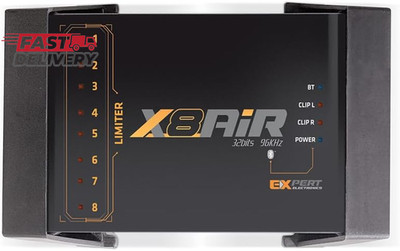 Banda Audiopart X8Air DSP Car Audio Processor | 32-Bit/96Khz 8-Channel Car Audio