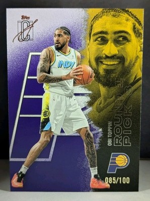 2025-26 Topps NBA Signature Series #33 Obi Toppin Purple 85/100