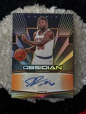 2019-20 Panini Obsidian Julius Randle Matrix Orange Auto /30