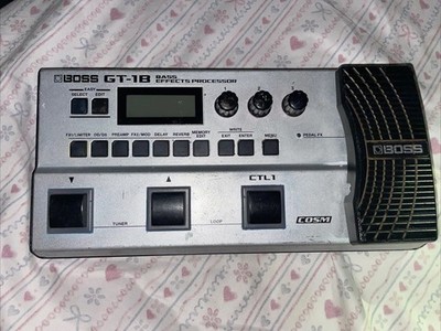 Boss GT-1B Digital Bass Multi-Effects Effects Processor Pedal w/ Manual