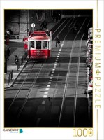 Calvendo Puzzle Lisbon's Tram In The Light | 1000 Pieces, Finished Size 25.2 × 1