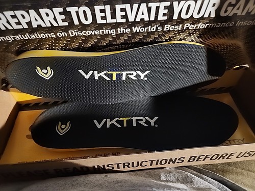 Vktry Gold Carbon Fiber Performance Insoles Men’s Size 7-7.5