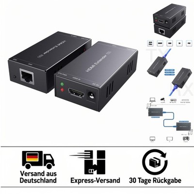 HDMI Extender 3D und Full HD bis 50m   Stabile, unkomprimierte Signalübertragung