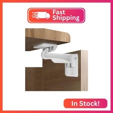 6 Pack Upgraded Invisible Baby Proofing Cabinet Latch Locks   No Drilling or Too
