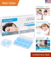 10 Count Noise Cancelling Ear Plugs - Ultra-Soft Silicone for Any Activity