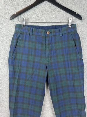 Brooks Brothers Clark Pants Mens 30x30 Tartan Scottish Plaid Classic Fit Preppy - Photo 1/4