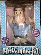 Mr. Wonderful Battery Operated Talking Doll- Still In Box