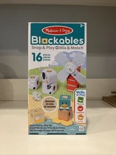 Melissa & Doug Farm Friends Windmill Blockables Snap & Play 16 Pc Set - A100633