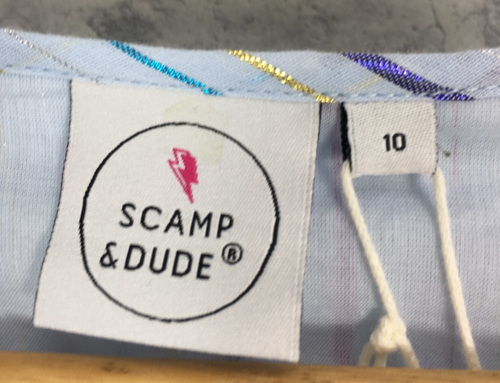 Scamp & Dude Size 10 Pale Blue Rainbow Lurex Stripe Maxi Dress BNWT (SR121X18) - Picture 21 of 24