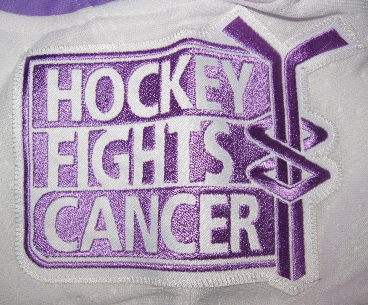 Philadelphia Flyers Hockey Purple Fights Cancer Adidas Authentic