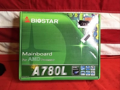 Biostar A780L AM2+ mATX Motherboard For AMD Processor DDR2  New Open Box 