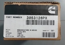 Genuine OEM Cummins Remanufactured Injector Part# 3053126PX - NEW