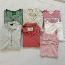 Vintage Abercrombie  Fitch American Eagle Aeropostale Shirt Lot 7 Women  s