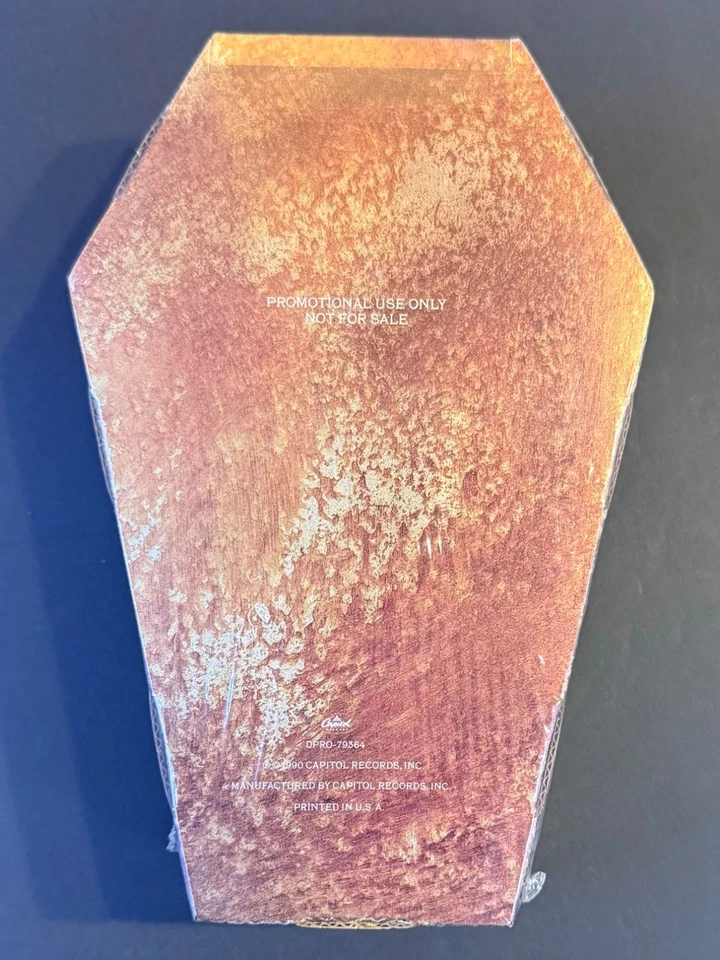 MEGADETH Rust In Peace SEALED+MINT COFFIN BOX PROMO CD 1990 Metallica RARE - Image 4 of 4