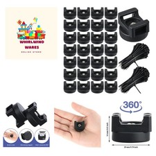 Complete 250-Piece Magnetic Zip Tie  Mount Package for Neat Cable Organization