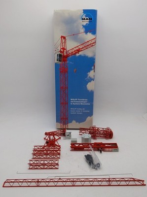 Conrad 1:87 Die Cast Man Wolffkran Trolley JIB Tower Crane LN/Box
