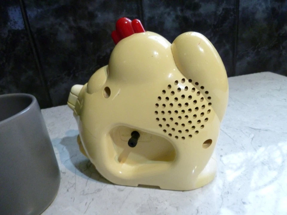 VINTAGE ROSS HUHN WECKER FUNKTIONIERT - Bild 4 von 4