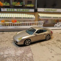 Herpa 022835 1:87 H0 Porsche 911 Turbo Silbermetallic Neu Ovp