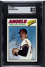 NOLAN RYAN 1977 TOPPS SGC 8 ! *FRESHLY GRADED ! *CENTERED HIGH # BEAUTY ! LOOK !