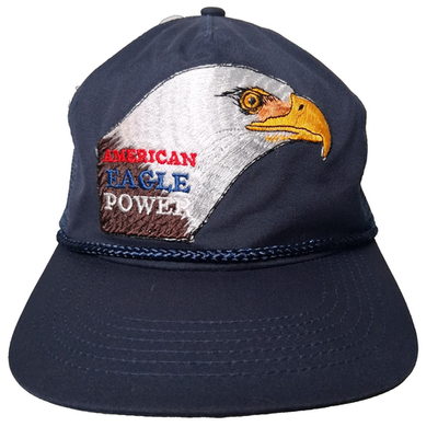 #ad #ad Vintage American Eagle Power Cap Hat Twill Mesh Snap Back Patriotic USA Bird $17.99