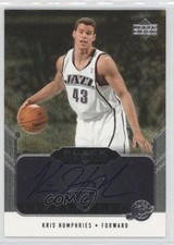 2004-05 Upper Deck Black Diamond Gemography Kris Humphries #GEM-KH Auto 0b1