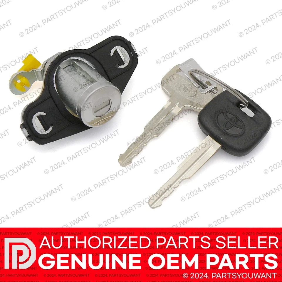 GENUINO Toyota 2003-2008 Corolla OEM tapa maletero bloqueo cilindro + llave 69055-02030 Foto 3 de 4