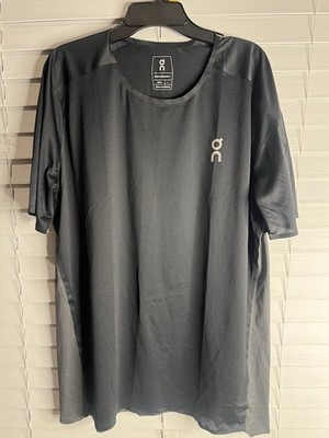 On Cloud Run On Clouds Performance T Shirt Mens Size M Black Active Running (NEW