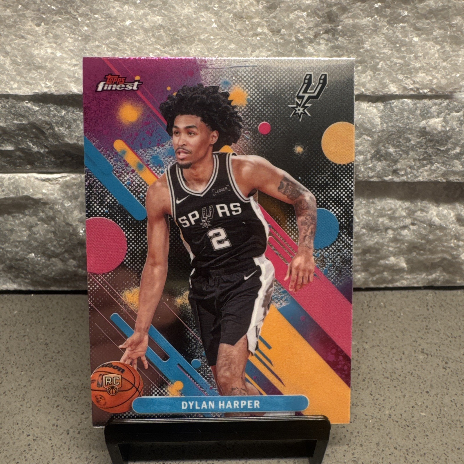 2025-26 Topps Finest - Dylan Harper Common #2 (RC) Spurs