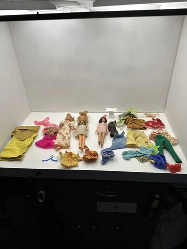 1960’s Mattel And Ideal Dolls With Clothes