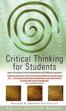 Critical Thinking for Students: Learn the Skills of... | Buch | Zustand sehr gut