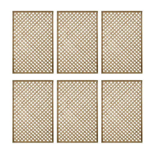 Garden Lattice Trellis 180 x 120cm Rosemore Forest Garden - Picture 6 of 7