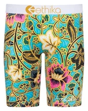 Ethika the Staple Jade Blossom Flowers Long Boxers Gold Logo Men's 3XL NIP **