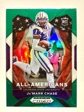 2021 Prizm NFL Draft JAMARR CHASE Green All American  LSU Prizm SP NM or better