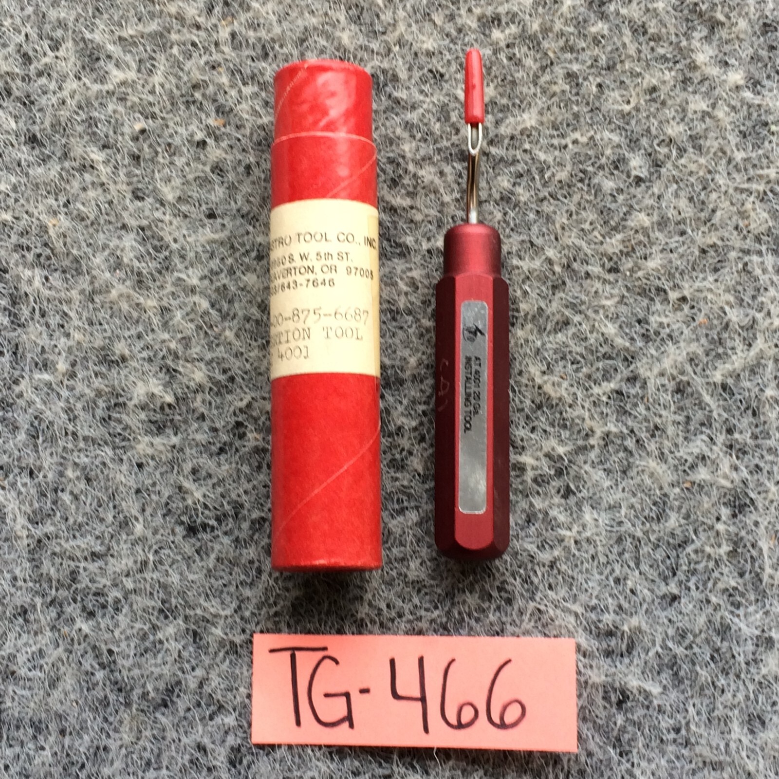 Astro Insertion Tool AT 4001 RED Size 20 Contacts