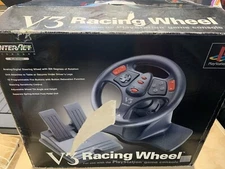 PlayStation (V3 RACING Steering Wheel) Gas & Brake Pedal (PS1 & PS2) Interact