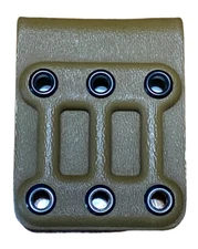 6 Hole Belt Slide Clip for Kydex Holsters G-Code - Fits up to 1.75" Belts - TAN