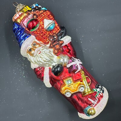 1996 Christopher Radko Toys for All 8'' Ornament 96-153-0 Red