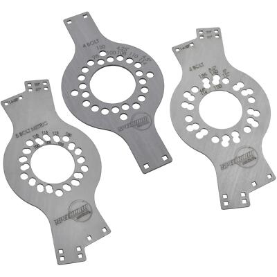 WheelWise  Wheel Fitment Tool Center Plate Kit, 4-5-6 Lug