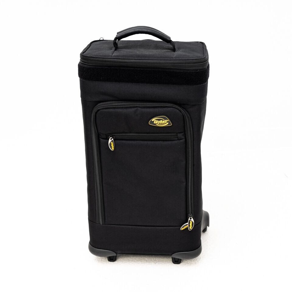 SkyRoll Travel Rolling CarryOn 22” Luggage w/Garment Bag Black. Great Cond! eBay