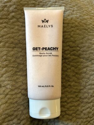 MAËLYS  GET-PEACHY Booty Scrub - Smoothening, Brightening  Exfoliator 5 oz. NEW!