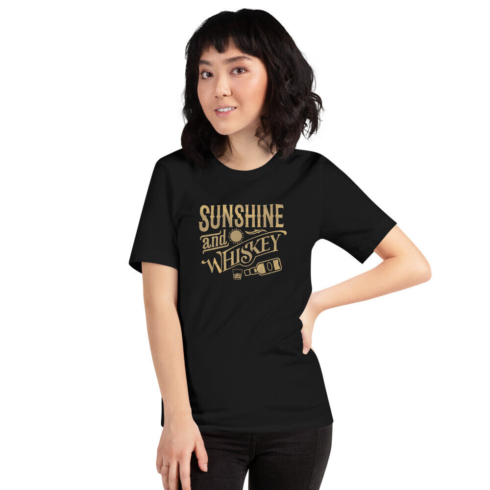 Sunshine And Whiskey T Shirt Cute Men And Women Summer Gifts Sunshine And Whiskey T Shirt Cute Men And Women Summer Gifts