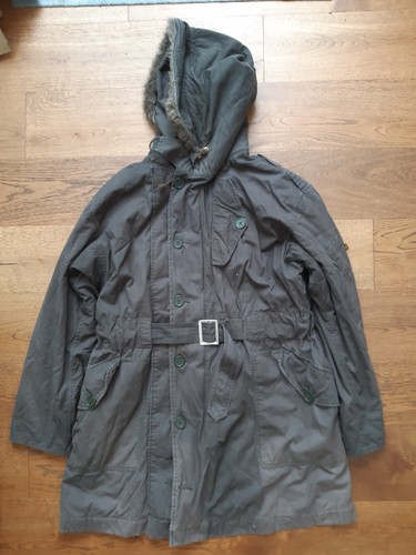Vintage Alpha RAF Parka Flight Jacket 1950s Aircrew Archive Mods Scooter Retro L - Picture 7 of 12