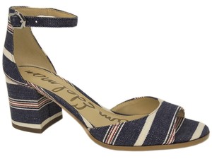 sam edelman white block heels