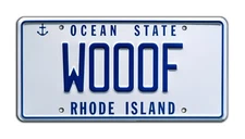 Dumb and Dumber| Mutt Cutts Van | WOOOF | Metal Stamped Replica Prop License Pla