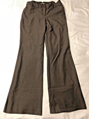 Express Editor Dress Pants Size 6R Brown Women's