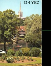 1 x QSL Card Radio UK G4YKZ Hethersett Norwich Norfolk 1984 ≠ S1092